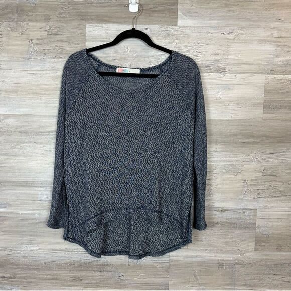 Free People Tops - Free People Beach Blue Marled Sweater